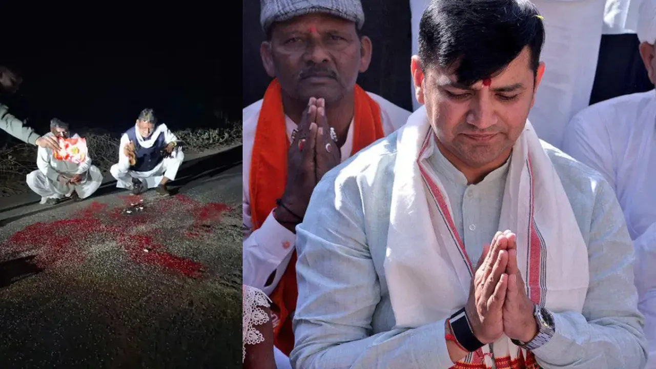 मंत्री के आने से पहले कांग्रेस MLA ने सड़क का शिलान्यास किया