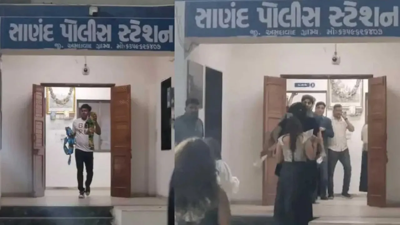 साणंद शराब पार्टी: आरोपियों के लिए पुलिस स्टेशन बना 'पिकनिक स्पॉट', हवालात में भी की मौज-मस्ती