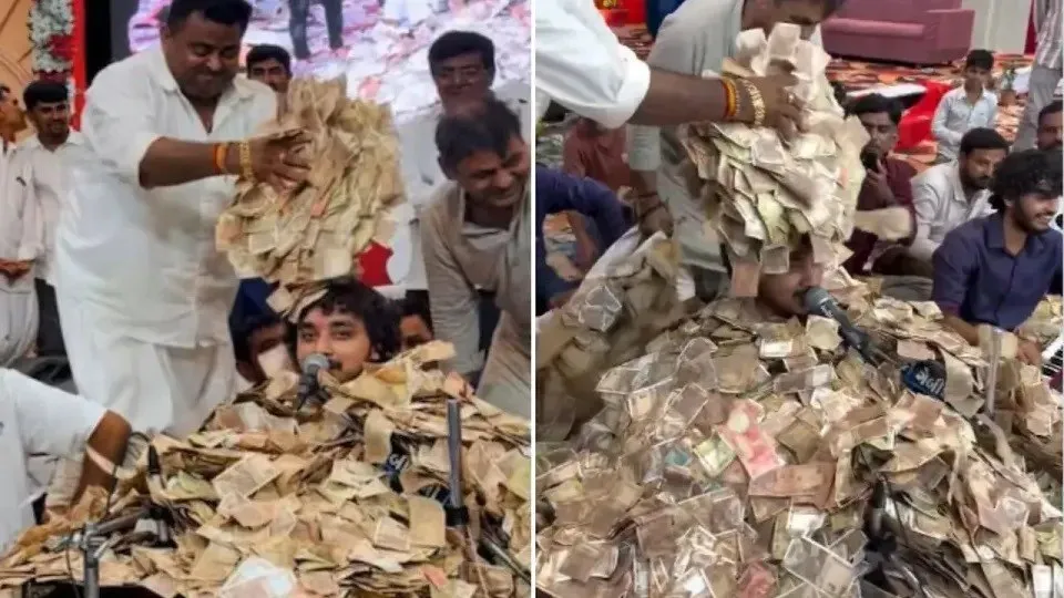 गाते-गाते नोटो के निचे आ गए गोपाल साधु 