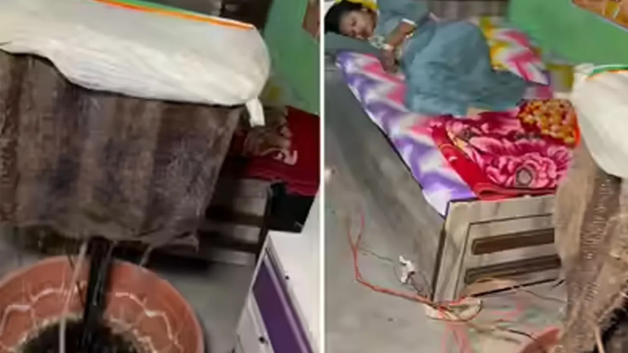 जूट की बोरी, कूलर की मोटर और टब से दादी ने बना डाला 