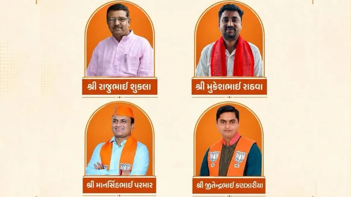 गुजरात राज्यसभा के वो 4 चेहरे कौन? 3 का RSS से है कनेक्शन, जानिए ...