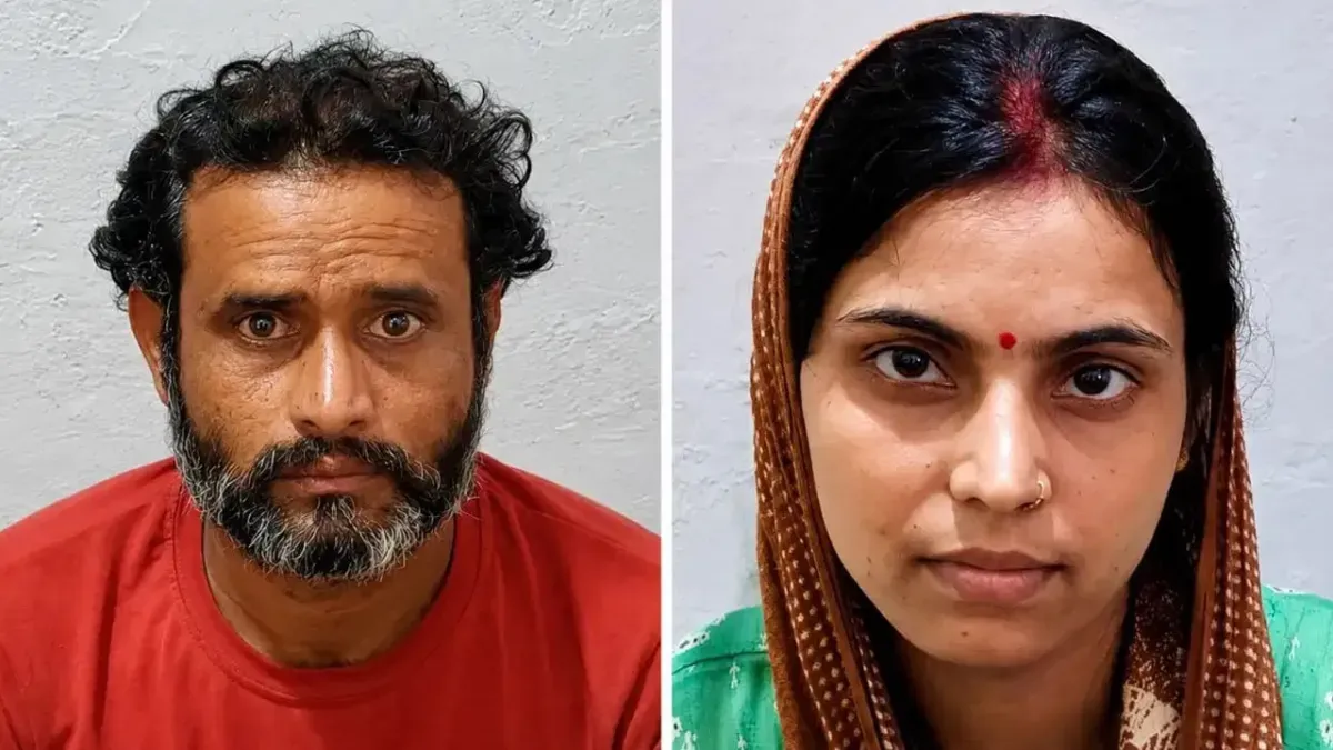 पहले पति के साथ मिलकर दूसरे पति की हत्या कर दी, 8 राज्यों में भेष बदलकर छिपती रही पत्नी, सूरत से दोनों गिरफ्तार