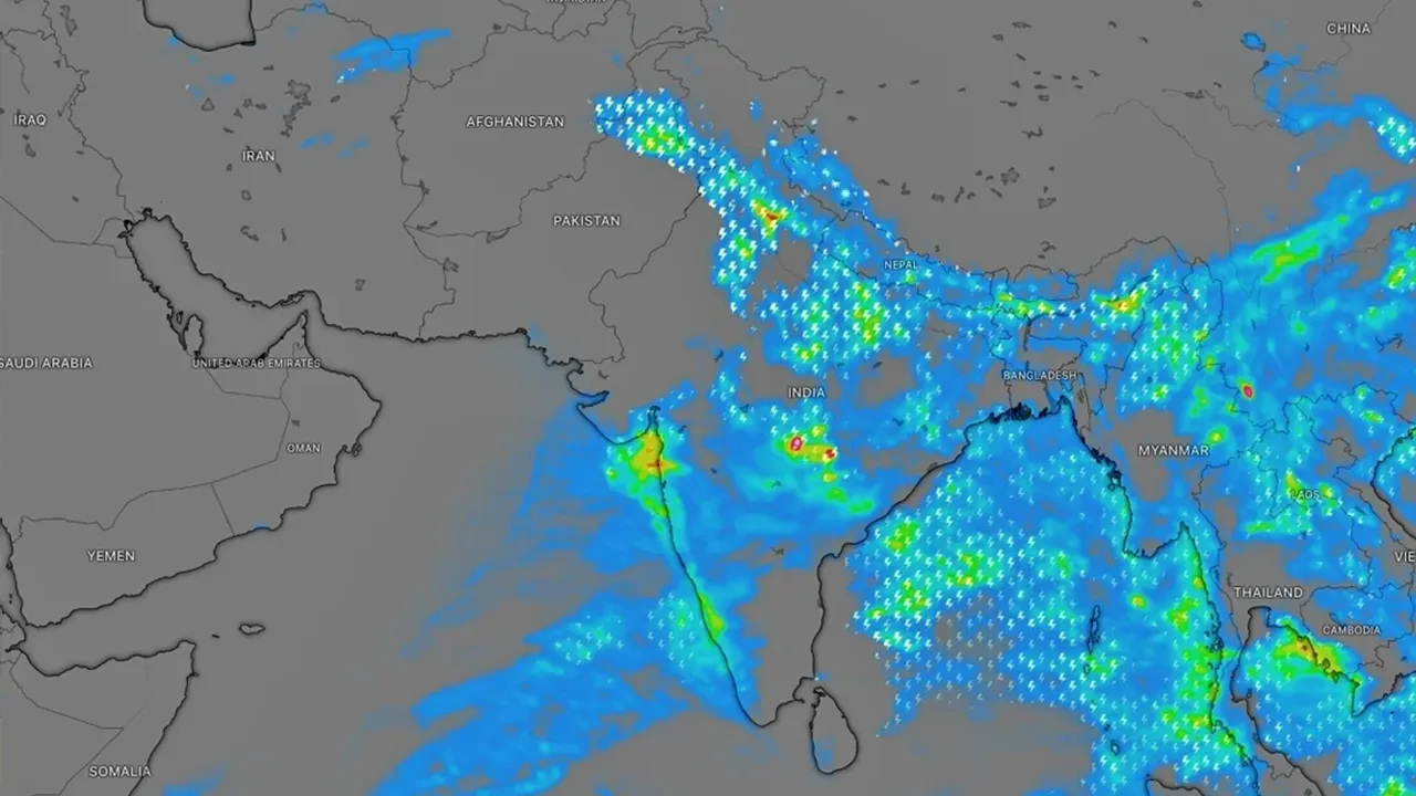 ISRO के सैटेलाइट ने दिखाई मानसून की नई तस्वीर, कई राज्यों में भारी बारिश के संकेत