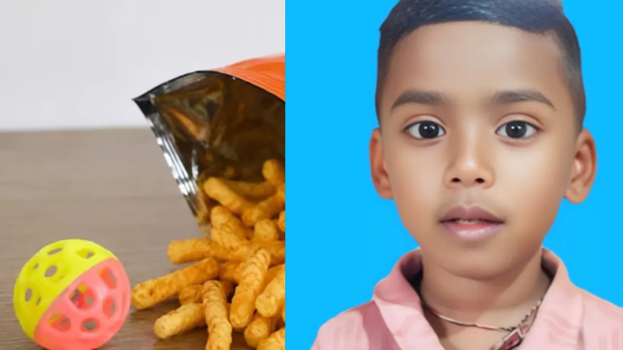 खेल-खेल में 5 साल के बच्चे ने निगला कुरकुरे के पैकेट में मिला हुआ बॉल, गवाई जान