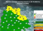 तेलंगाना में 30 अक्टूबर का मौसम | पांच जिलों में भारी बारिश की चेतावनी