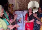 आगरा: घर के फ्रिज में दिखी बर्फ की शिवलिंग जैसी आकृति, दर्शन के लिए उमड़ी श्रद्धालुओं की भीड़