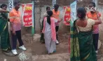 बालाघाट: शराब की दुकान हटाने के लिए आंदोलन कर रही थीं महिलाएं, तभी वहां पहुंचा शराबी पति; उसे खंभे से बांधकर मुंह पर लगाई टेप