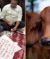 सूरत: गौमाता को राष्ट्रमाता घोषित करने की मांग को लेकर सबसे बड़ा अभियान शुरू…कपड़ा कारोबारियों ने खून से मोदी को लिखा पत्र