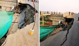 400 करोड़ रूपए की लागत से बने MP के इस पुल ने 4 साल में दम तोड़ा