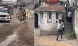 आखिर गढ़ड़ा में ऐसा क्या हुआ?  पुलिस के धड़ाधड़ दस्ते उतरे, कर्फ्यू जैसा माहौल