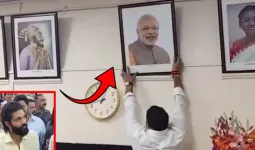 छत्रपति शिवाजी महाराज के बगल में लगाया गया PM मोदी का फोटो हटाया गया, इस सरकारी कॉलेज में हुई घटना