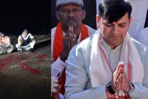 मंत्री के आने से पहले कांग्रेस MLA ने सड़क का शिलान्यास किया