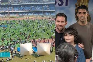 हजाराें रुपये खर्च करने के बाद भी नहीं दिखे मेसी, गुस्साए फैंस ने स्टेडियम में की तोड़फोड़, CM ने मांगी माफी