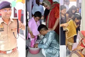 SP मोहम्मद मुश्ताक ने घर पर किया 'कन्या पूजन', पत्नी के साथ हर विधि-विधान का किया पालन, लोगों ने कहा- ‘यही है असली भारत’
